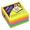 Snopake 76 x 76 mm Neon Assorted Sticky Notes [Cube