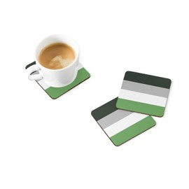 Androphilia Pride Foam Coaster Set of 4