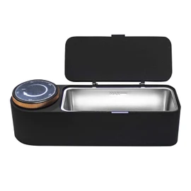 Ultrasonic Cleaner, Ultrasonic Jewelry Cleaner Machine with Knob Timer for Jewelry, Rings, Eyeglasses, Lenses, Dentures, Watches 600ml - by Vivid EzeWave