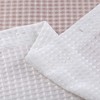 Dainty Home Ombre Waffle Weave Shower Curtain (Blush with 12