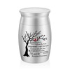 SOITIS Urns for Human Ashes 2.76 Inches Aluminum Small Urns