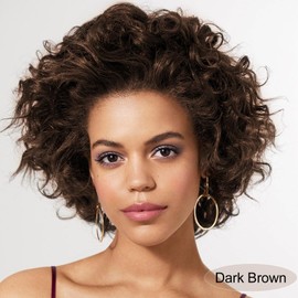 Hair Dye Shampoo, Semi-permanent Hair Color, Gray Hair Coverage Dye Shampoo, Hair Color Shampoo for All Hair Types, Easy to Use, Suitable for Home and Salon (Dark Brown)