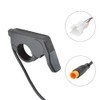 POOSR Ebike Thumb Throttle Quick Disassembly Fit Left/Finger Throttle for