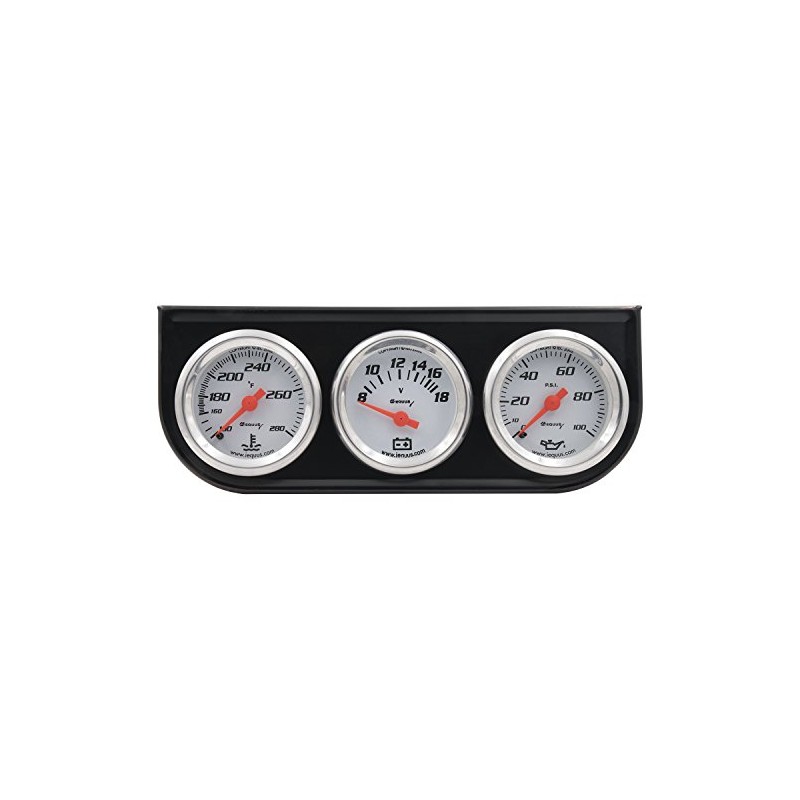 Equus 5100 1-1/2" Triple Gauge Kit, White