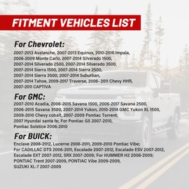 RED WOLF Car Radio Harness Kit Male & Female Connector for 2006-2013 Chevy GMC Sierra Savana Buick Install Aftermarket Stereo Headunit, Replace OE Factory Wire Connector 1 Pair