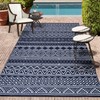 GarveeLife Waterproof Outdoor Rug 8x10 Plastic Straw Reversible Rug Large