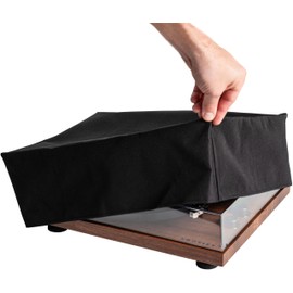Crosley AC1055A-BK Fabric Turntable Dust Cover, Black