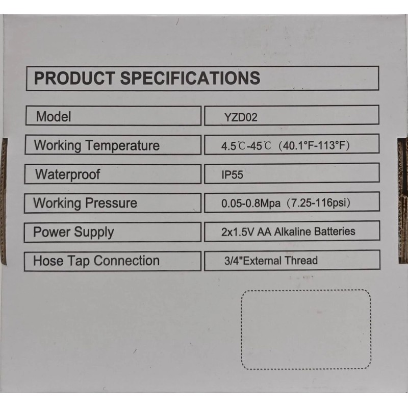 TRJZWA Sprinkler Timer Outdoor with Brass Swivel Water Timer for