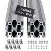 4pcs 200mm 2040 V-슬롯 압출 알루미늄 프로파일 3D 프린터 프레임용