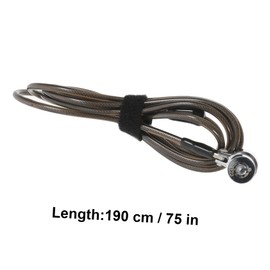 Operitacx 2M Creative Thickened Laptop Lock with Buckle Security Lock for Notebook Computers Portable for Home Office Theft Protection for Laptops