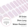 NAILOG Tiras Semicuradas De Gel Para Uñas 20 Pzas Pegatinas