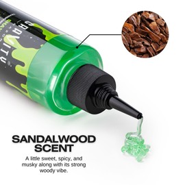 Non-Foaming Shave Gel for Men - Professional Barber-Grade Shaving Gel, Moisturizing & Skin Replenishing, Smooth Close Shave. 6.8 oz, Sandalwood scent (2-Pack)