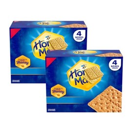 Honey Maid Graham Crackers, Honey Flavor, 14.4 oz, 4 Pack (9.6 OZ (2 Pack))