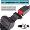 10L0L Universal 2 Passenger Golf Cart Seat Belts for Yamaha,