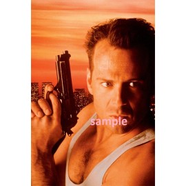 BRUCE WILLIS REFRIGERATOR MAGNET LOCKER CHRISTMAS GAG MAN CAVE GIFT DIE HARD