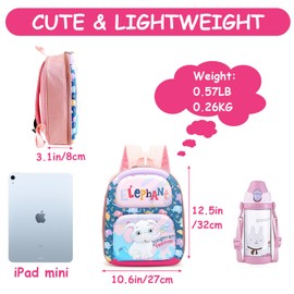 Toddler Backpack For Boys Girls Lightweight Waterproof Kids Backpacks For Preschool Kindergarten Cute Mini Cartoon School Bag,Elephant