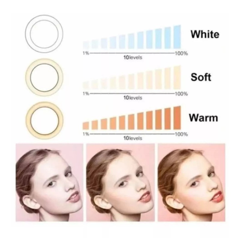 OEM Aro De Luz Led 12 Pulgadas Pro Con Soporte