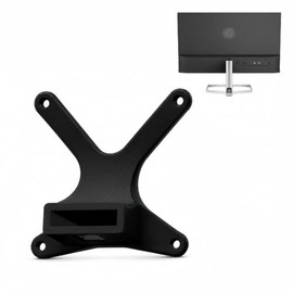 CreaTech Solutions Adattatore per monitor compatibile con HP (22F, 22ES, 22EA, 24F, 24FW, 24ES, 24EA, 27F, 27FW, 27ES, 27EA) / Supporto per braccio per monitor compatibile con Vesa ABS (nero, 75 mm)