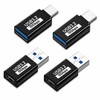 USB 3.2 to USB C Adapter 4-Pack,10Gbps High-Speed Type-C to