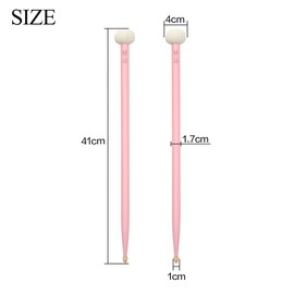 Gigicloud 1 Pair Timpani Drumsticks, Colorful Felt Head Drum Sticks Percussion Instrument Practice Playing Drum Mallets Double-Head Drum Hammer Band
