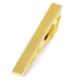 HONEY BEAR Men's Tie Clip for Normal Tie Clip, 5.4 cm / 5 cm / 5 cm, Reusable, copper, No Gemstone