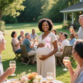 Mom to Be Tiara Headband and Sash Set, Pink Rhinestone Crown, Baby Shower Party Accessories