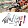 12Pcs Chainsaw Sharpener File Chain Saw Teeth Sharpening Tool Set