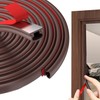 6M Self-Adhesive Door & Window Seal Strip – Hollow TPE
