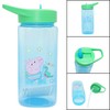 Kids Water Bottle with Straw, 420ml George Pig Plastic Water