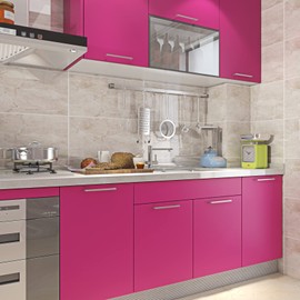 Livelynine Pink Wallpaper 24 X 197 Inch Self Adhesive Contact Paper Pink Removable Peel and Stick Girly Wall Paper for Bedroom Walls Kids Room Hot Pink Vinyl Wrap for Kitchen Cabinets Appliances Desk