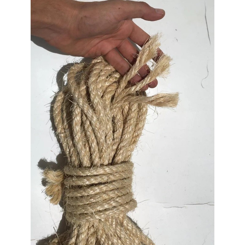 IZAM 16m Henequén Ixtle Yute Mecate Decoración 10mm -envío Gratis