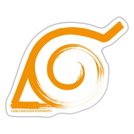 Spreadshirt Naruto Symbol of the Hidden Leaf Village Sticker 10 x 10 cm Glossy White