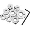 Yakamoz 8Pcs Drill Stop Collar Set - Drill Bit Depth
