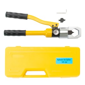sliyxtwio Hydraulic Nut Splitter Tool, Max 10t Force Suitable for Breaking & Removing Damaged Rusty Broken Heavy Duty Nut (Range: M8-M24) Independently in Hand-Power
