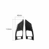 Dire Car interior carbon fiber steering wheel bottom cover trim