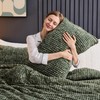 Wonderful Velvet Quilt Queen Size Set, Luxurious Fluffy Bedding Faux