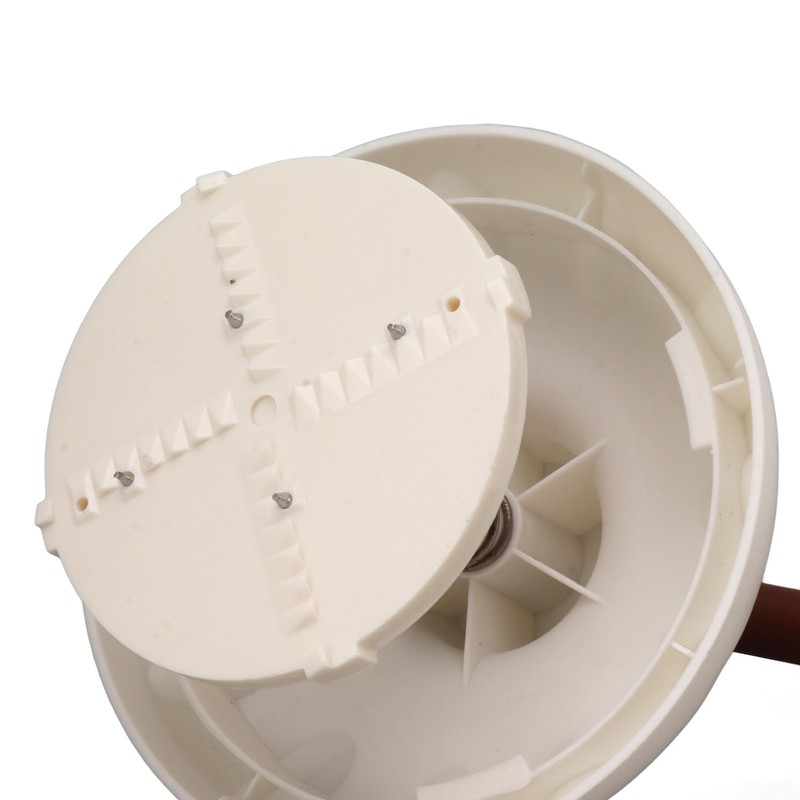 Portable Ice Crusher PP Manual Shaved Snow Cone Machine DIY