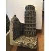 Statues & Models Leaning Tower of Pisa Bookends NIB. Free