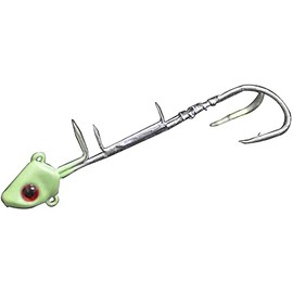 MARUSHINGYOGU Dragon (DRAGON) Sailfish JOY Head, 2 Needle Type, M Size, 0.7 oz (20 g), Tenya for Hairfish with Luminous Head