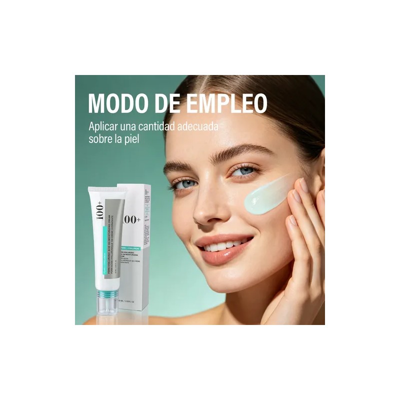 2pz *60ml Pdrn Crema Hidratante Facial Con Acido Hialurónico