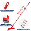 ITTAHO 2 Pack Grout Brush with Long Handle, Swivel Cleaning