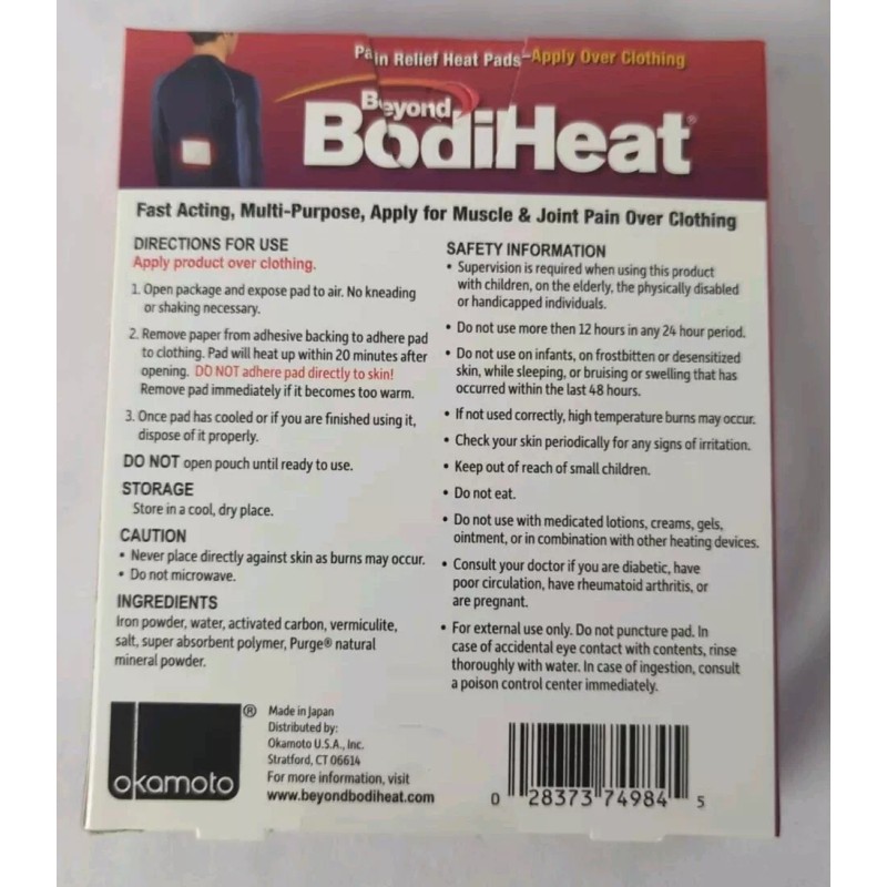Beyond BodiHeat Case Of 4 - 4 Pack Beyond BodiHeat