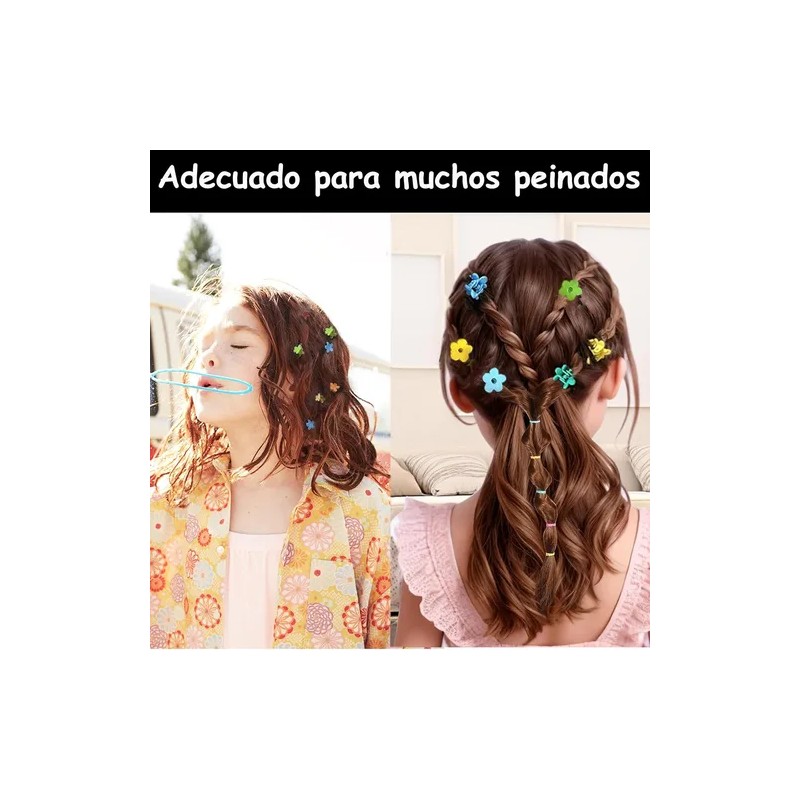780pzs Mini Ligas Para Cabello Elásticas, Donas Para Cabello