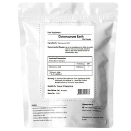 100g UKHealthHouse Diatomaceous Earth - Pure Food Grade - Ultrafine Powder - Human -100% Fresh Water Source - DIATOMITE - DE Powder
