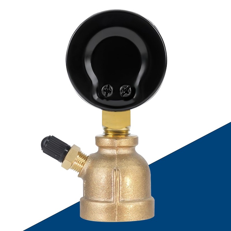SENCTRL 0-30 Psi Gas Pressure Test Gauge, 2" Dial Size,