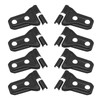 UOIENRT 8Pcs Black Door Hinge Cover Replacement for Jeep Wrangler