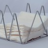 G.E.T. Enterprises Chrome 5" Chrome Plated Wire Napkin Holder, 5"