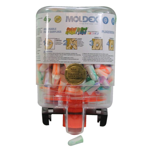 Moldex 6644 PlugStation Ear Plug Dispenser with 250 Pairs
