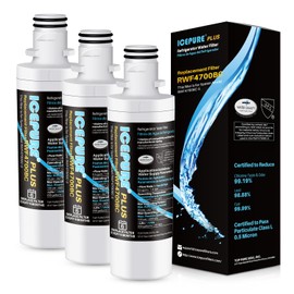ICEPURE PLUS ADQ747935 NSF53 Certified Replacement for LG LT1000P Kenmore Elite 9980 LT1000 LT1000PC ADQ74793501 MDJ64844601 RWF4700BC LFXS26973S Refrigerator Water Filter,3PACK