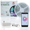 WBM Smart RGB LED Strip Lights, IP65 Waterproof 16.4 ft